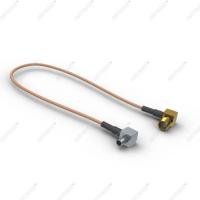 Антенный адаптер для USB 3G/4G модемов Huawei и ZTE (SMA-female угловой - TS-9 угловой)