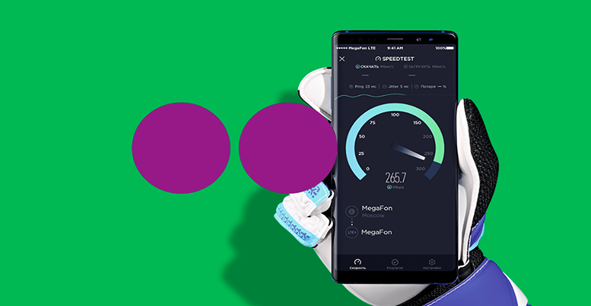 скорость интернета мегафон