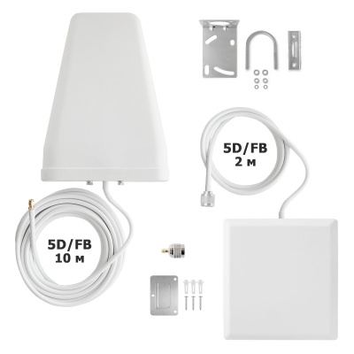 Комплект VEGATEL VT-900E-kit (дом, LED) антенна