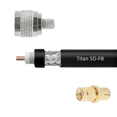 Кабельная сборка 5D-FB Titan (N-male - SMA-male)