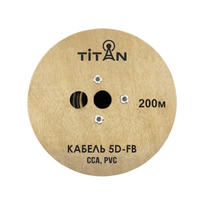Кабель Titan 5D-FB катушка