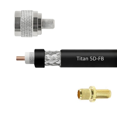 Кабельная сборка 5D-FB Titan (N-male - SMA-female)