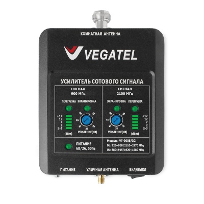 Комплект VEGATEL VT-900E/3G-kit (LED) репитер